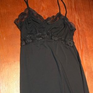 *LAST CHANCE* Zara long black lace dress